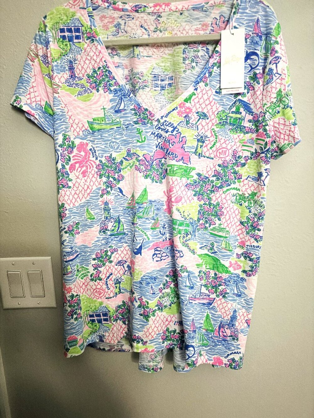 LILLY Pulitzer- Martha Vineyard Top  XL NEW with Tags